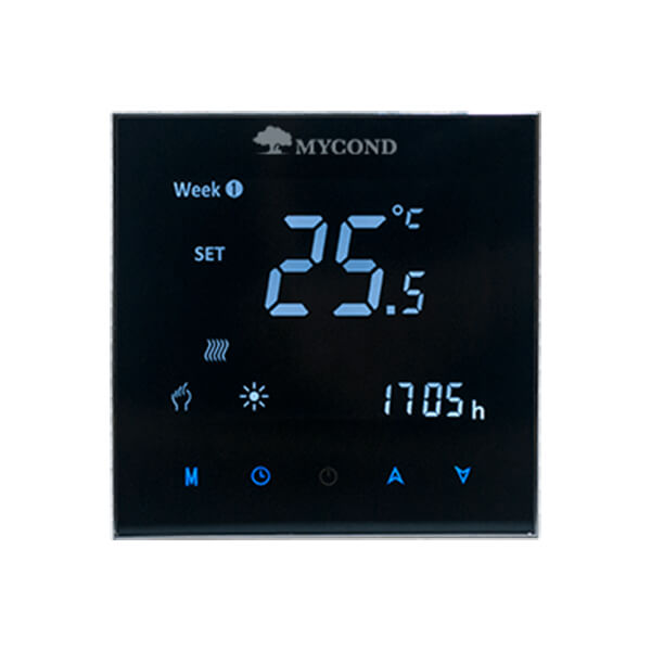 Терморегулятор для теплої підлоги Mycond New Touch Black